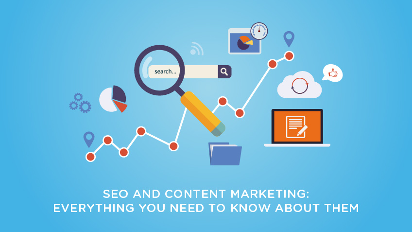 Search Engine Optimization i Content Marketing to dwa aspekty większej dziedziny marketingu cyfrowego