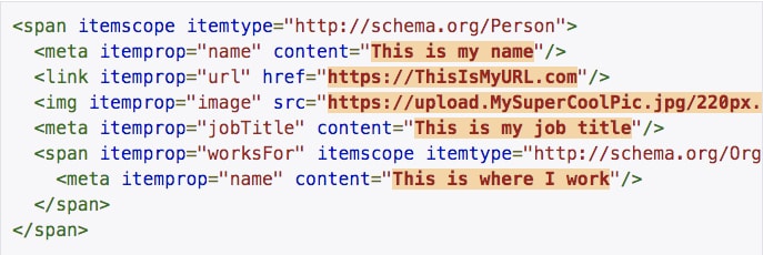 HTML Microdata